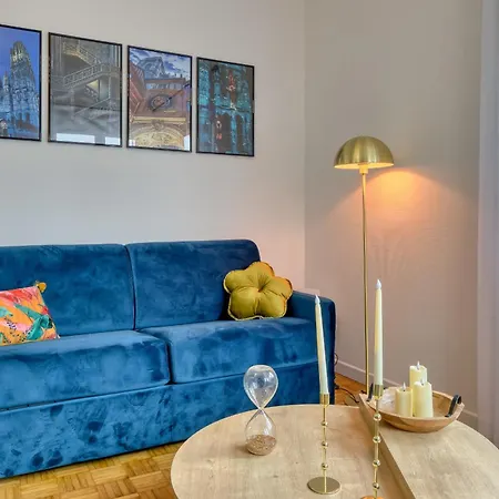 Alexandre F2 Cosy Avec Parking A Deux Pas De La Seine Rouen